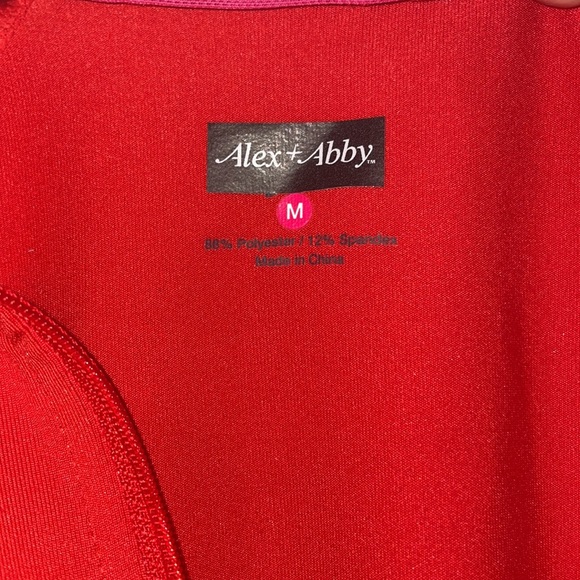 Size M Women's Alex and Abby Burnt Orange Quarter Zip Jacket - Picture 2 of 7